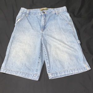 boys light wash old navy shorts